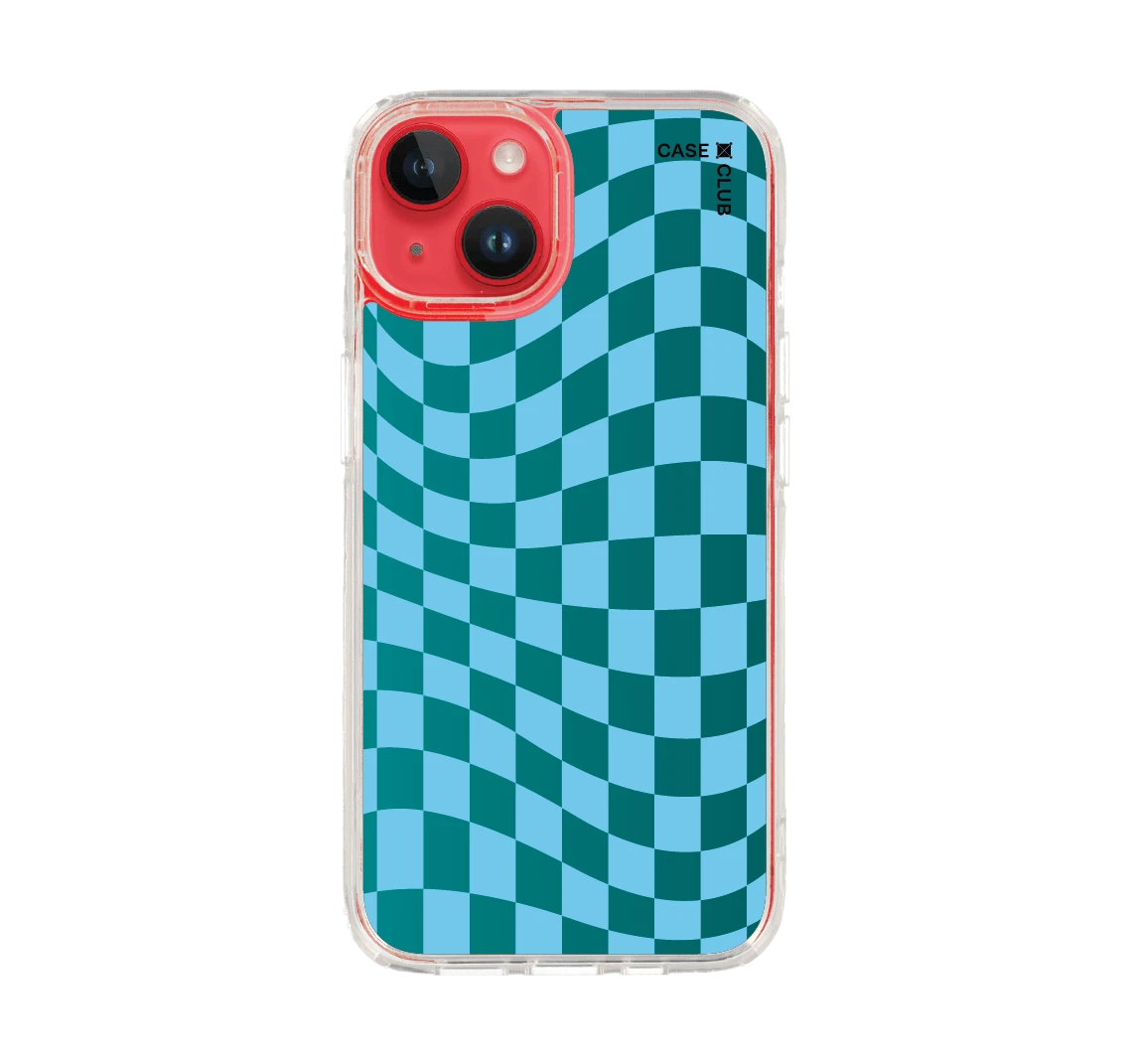 blue gradient grid